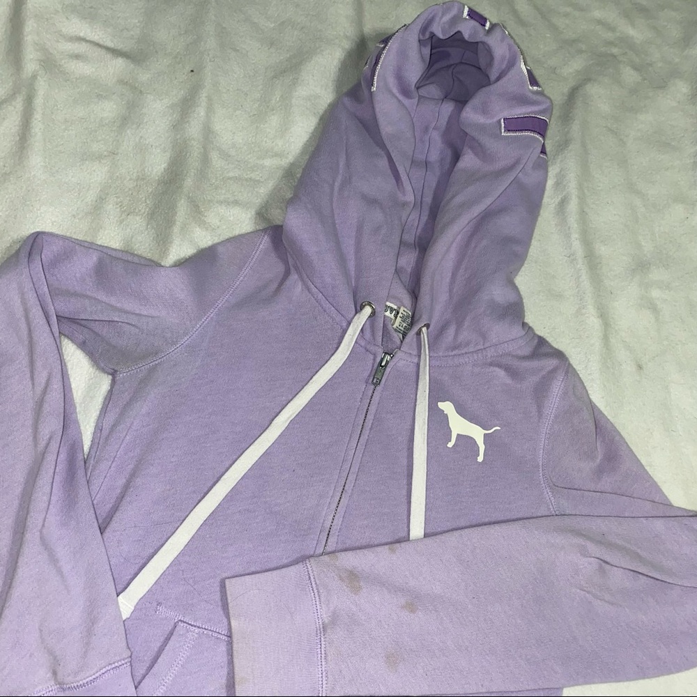 VS PINK ZIP UP